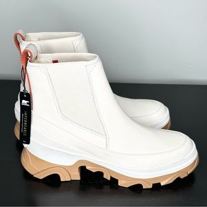 - Sorel Women's Brex Boot Chelsea Waterproof Boots Sea Salt Size 8.5 NWT